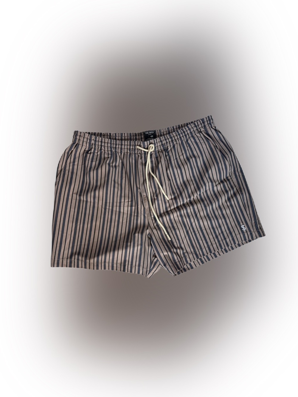 Todd Snyder Double Stripe Montauk Swim Short Tan NWT